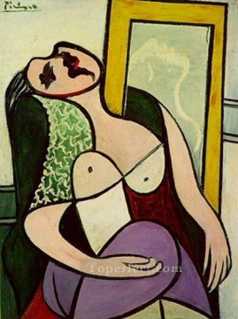 El durmiente con el espejo Marie Therese Walter 1932 Pablo Picasso Pinturas al óleo